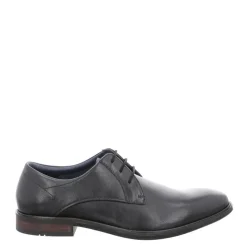 Discount Półbuty męskie Josef Seibel JONATHAN 03 skórzane czarny 42203 786 100 Męskie Półbuty