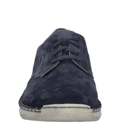 Outlet Półbuty męskie Josef Seibel WILSON 04 skórzane niebieski 42704 TE387 525 Męskie Półbuty