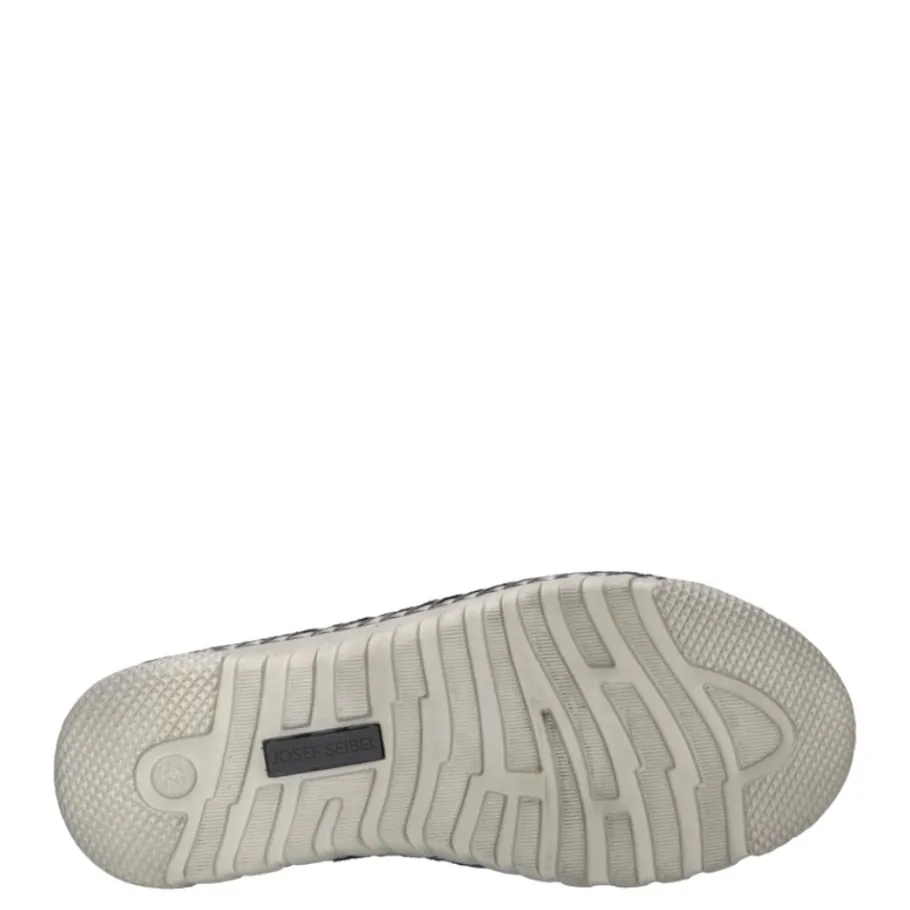 Outlet Półbuty męskie Josef Seibel WILSON 04 skórzane niebieski 42704 TE387 525 Męskie Półbuty