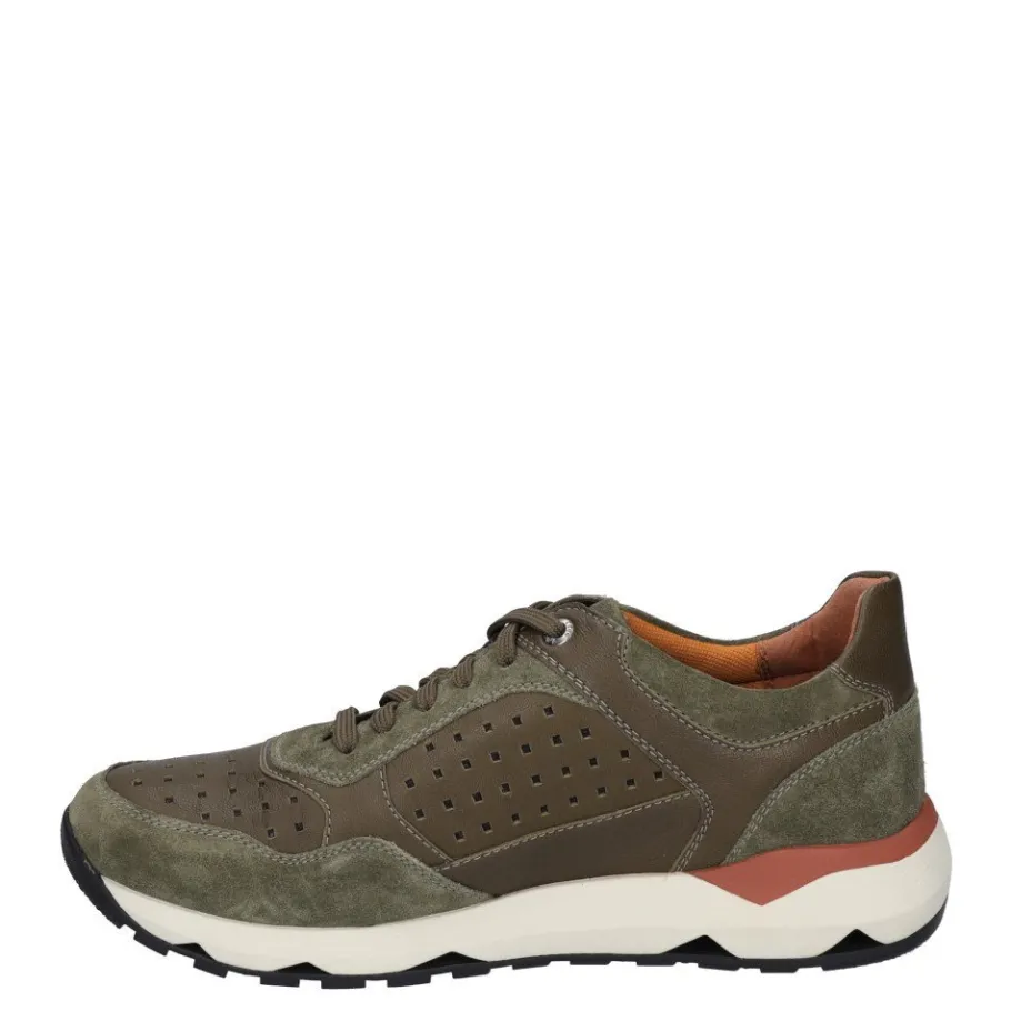 Outlet Półbuty męskie Josef Seibel JEREMIAH 04 skórzane zielony 37704 TE193 631 Męskie Półbuty