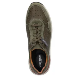 Outlet Półbuty męskie Josef Seibel JEREMIAH 04 skórzane zielony 37704 TE193 631 Męskie Półbuty