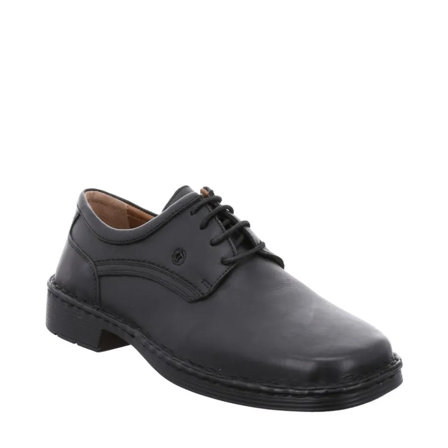 Best Półbuty męskie Josef Seibel TALCOTT skórzane czarny 38200 23 600 Męskie Półbuty