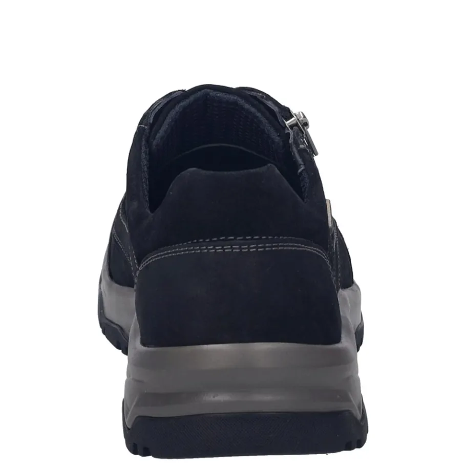 Outlet Półbuty męskie Josef Seibel Leroy 55 skórzane czarny 14455 TE518 100 Męskie Półbuty