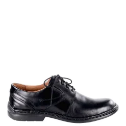 Hot Półbuty męskie Josef Seibel WALT skórzane czarny 27204 43 600 Męskie Półbuty
