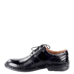 Hot Półbuty męskie Josef Seibel WALT skórzane czarny 27204 43 600 Męskie Półbuty