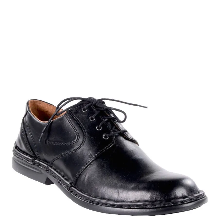 Hot Półbuty męskie Josef Seibel WALT skórzane czarny 27204 43 600 Męskie Półbuty