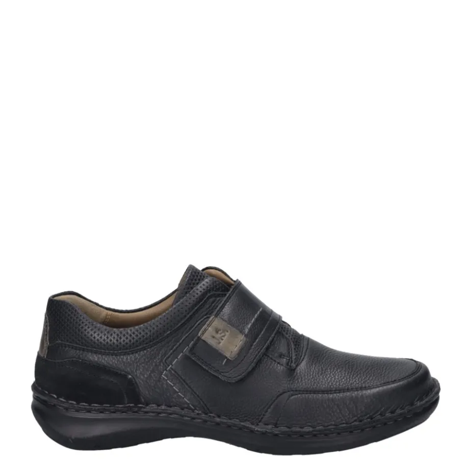 New Półbuty męskie Josef Seibel NEW ANVERS 83 skórzane czarny 44983 049 100 Męskie Półbuty