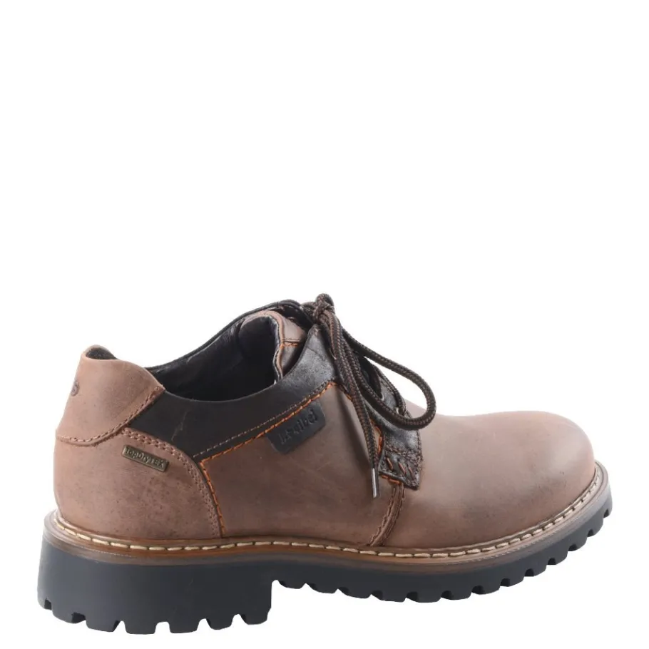 Półbuty męskie Josef Seibel CHANCE 08 skórzane brązowy 21506 JE86 330 TopDryTEX Męskie Półbuty