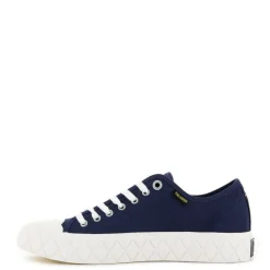 Discount Półbuty Palladium PALLA ACE CANVAS niebieski 77014-458 Damskie Vegan|Vegan