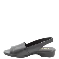 Sale Sandały damskie Flex & Go CUSH FLOW skórzane czarny Damskie Sandały