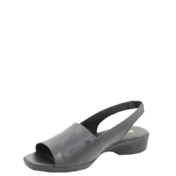 Sale Sandały damskie Flex & Go CUSH FLOW skórzane czarny Damskie Sandały