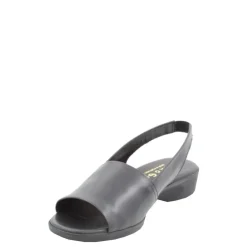 Sale Sandały damskie Flex & Go CUSH FLOW skórzane czarny Damskie Sandały