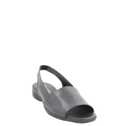 Sale Sandały damskie Flex & Go CUSH FLOW skórzane czarny Damskie Sandały