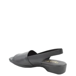 Sale Sandały damskie Flex & Go CUSH FLOW skórzane czarny Damskie Sandały