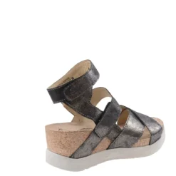 Sale Sandały damskie Fly London WEGE 669 skórzane szary P143669017 Damskie Sandały