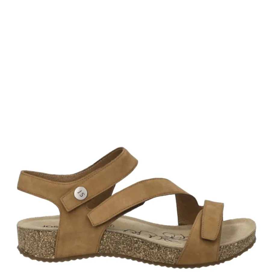 New Sandały damskie Josef Seibel TONGA 25 skórzane brązowy 78519 380 340 Damskie Sandały