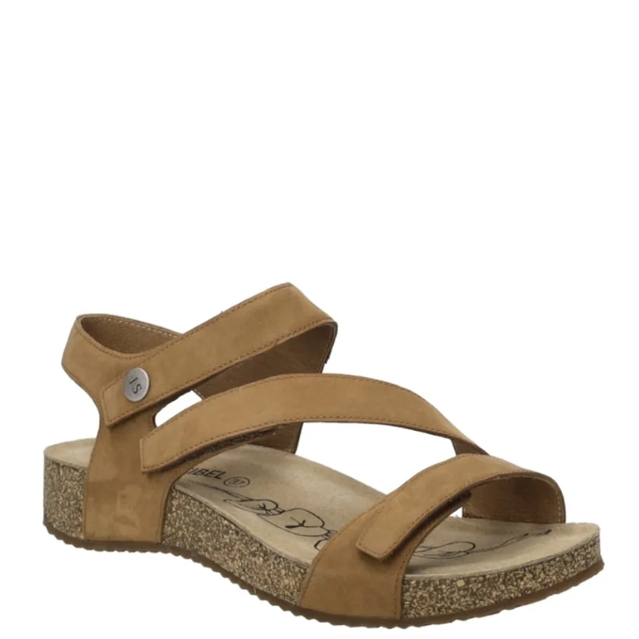 New Sandały damskie Josef Seibel TONGA 25 skórzane brązowy 78519 380 340 Damskie Sandały