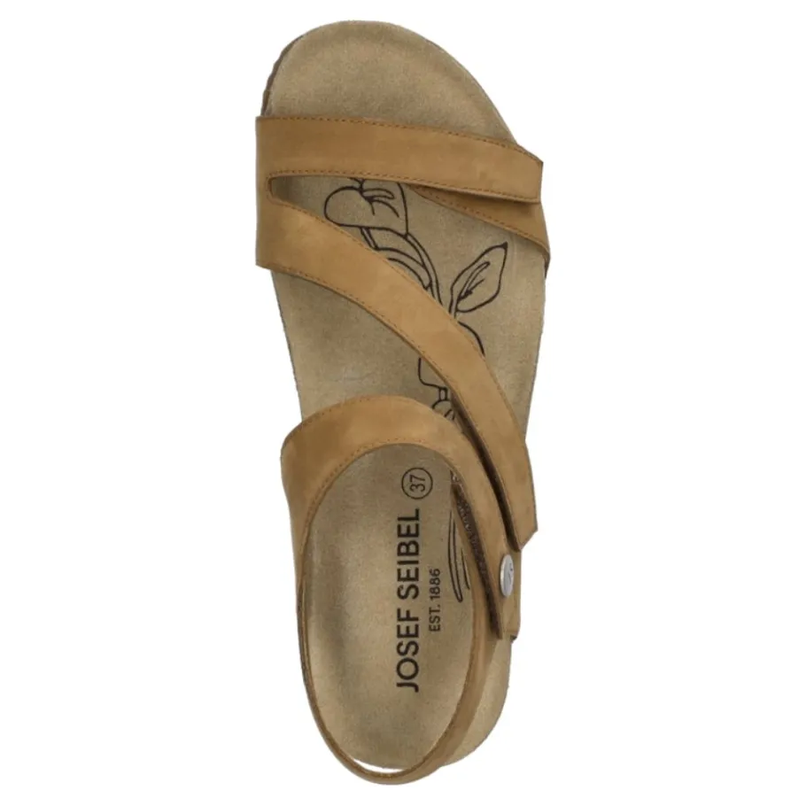 New Sandały damskie Josef Seibel TONGA 25 skórzane brązowy 78519 380 340 Damskie Sandały