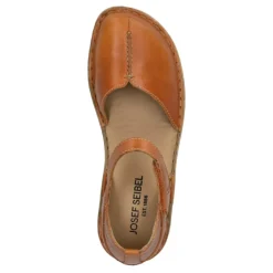 New Sandały damskie Josef Seibel ROSALIE 42 skórzane pomarańczowy 79542 476 840 Damskie Sandały