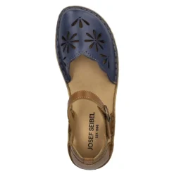Sandały damskie Josef Seibel ROSALIE 04 skórzane multikolor 79504 476 555 Damskie Sandały