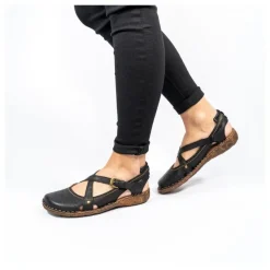 Online Sandały damskie Josef Seibel ROSALIE 13 skórzane czarny 79513 95 100 Damskie Sandały