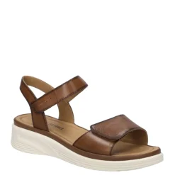 Clearance Sandały damskie Josef Seibel SEVRAN 01 skórzane brązowy 76401 205 370 Damskie Sandały