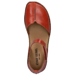 New Sandały damskie Josef Seibel ROSALIE 42 skórzane czerwony 79542 6113 450 Damskie Sandały