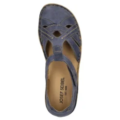 New Sandały damskie Josef Seibel ROSALIE 29 skórzane niebieski 79529 95 505 Damskie Sandały