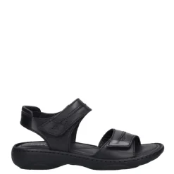 Hot Sandały damskie Josef Seibel DEBRA 19 skórzane czarny 76719 476 105 Damskie Sandały