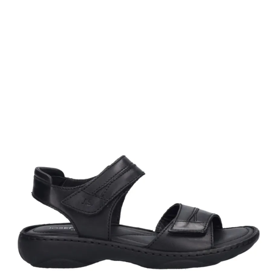 Hot Sandały damskie Josef Seibel DEBRA 19 skórzane czarny 76719 476 105 Damskie Sandały
