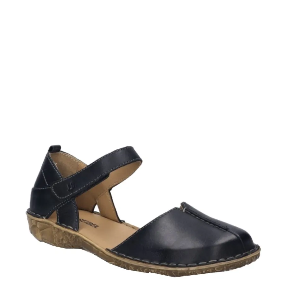 Outlet Sandały damskie Josef Seibel ROSALIE 42 skórzane czarny 79542 476 100 Damskie Sandały