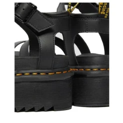 Clearance Sandały Dr. Martens BLAIRE QUAD Black Hydro 27296001 Damskie Sandały|Sandały