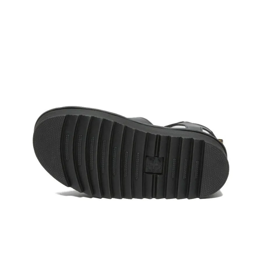 Clearance Sandały Dr. Martens BLAIRE QUAD Black Hydro 27296001 Damskie Sandały|Sandały