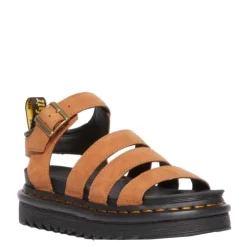 Sandały Dr. Martens BLAIRE Desert Brown Tumbled Nubuck 41123200 Damskie Sandały