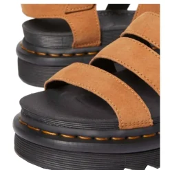 Sandały Dr. Martens BLAIRE Desert Brown Tumbled Nubuck 41123200 Damskie Sandały