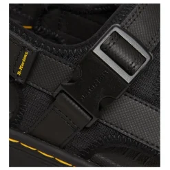 Clearance Sandały Dr. Martens FORSTER II Black Poly Ripstop+Element+Webbing 31560001 Damskie Sandały|Sandały