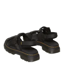 Clearance Sandały Dr. Martens FORSTER II Black Poly Ripstop+Element+Webbing 31560001 Damskie Sandały|Sandały