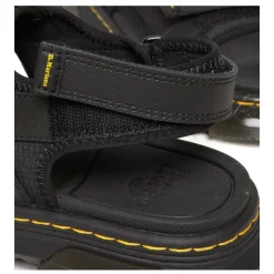 Clearance Sandały Dr. Martens FORSTER II Black Poly Ripstop+Element+Webbing 31560001 Damskie Sandały|Sandały