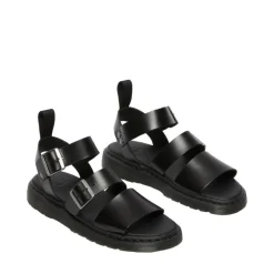Online Sandały Dr. Martens GRYPHON Black Brando 15695001 Damskie Sandały