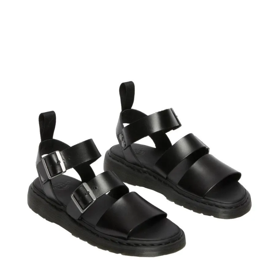 Online Sandały Dr. Martens GRYPHON Black Brando 15695001 Damskie Sandały