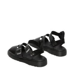 Online Sandały Dr. Martens GRYPHON Black Brando 15695001 Damskie Sandały