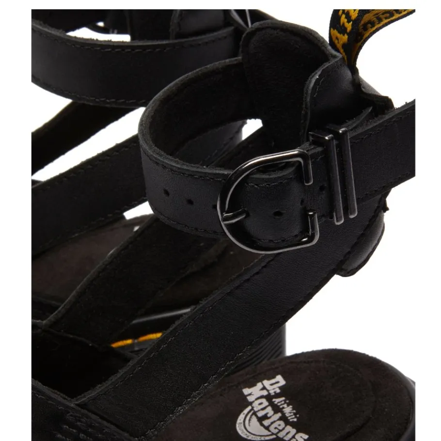 Outlet Sandały Dr. Martens MILLEE Black Sendal 40514001 Damskie Sandały