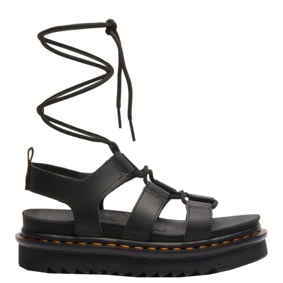 Outlet Sandały Dr. Martens NARTILLA Black Athena 31617001 Damskie Sandały
