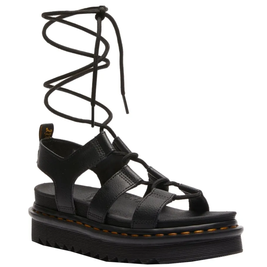 Outlet Sandały Dr. Martens NARTILLA Black Athena 31617001 Damskie Sandały