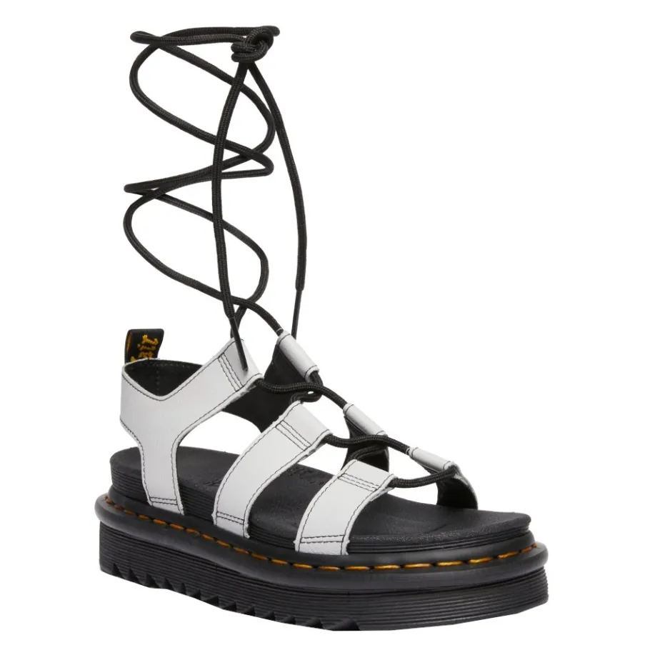 Outlet Sandały Dr. Martens NARTILLA Mist Grey Athena 31617020 Damskie Sandały