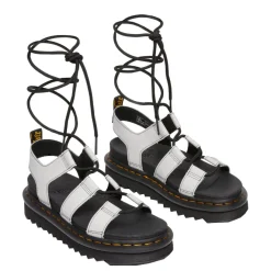 Outlet Sandały Dr. Martens NARTILLA Mist Grey Athena 31617020 Damskie Sandały