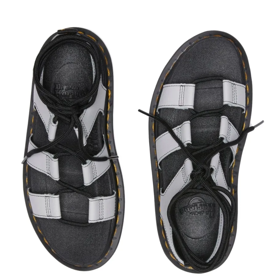 Outlet Sandały Dr. Martens NARTILLA Mist Grey Athena 31617020 Damskie Sandały