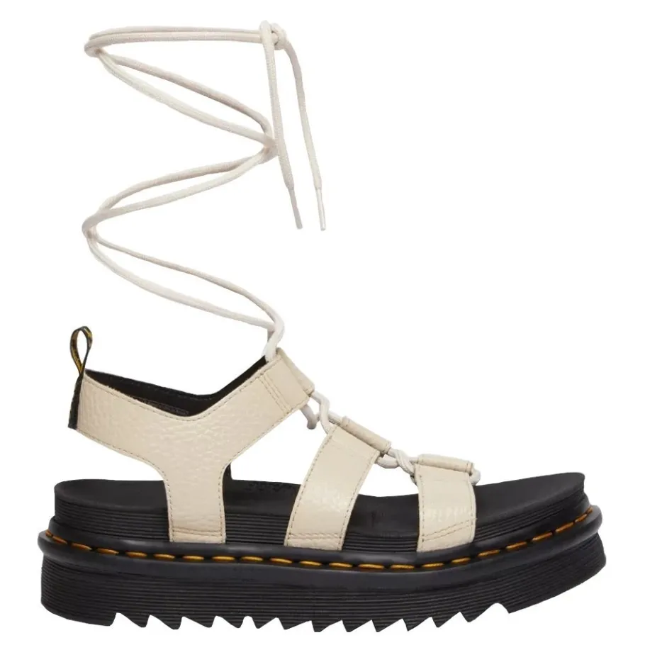 Discount Sandały Dr. Martens NARTILLA Parchment Beige Milled Nappa 30764292 Damskie Sandały