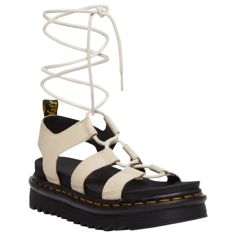 Discount Sandały Dr. Martens NARTILLA Parchment Beige Milled Nappa 30764292 Damskie Sandały