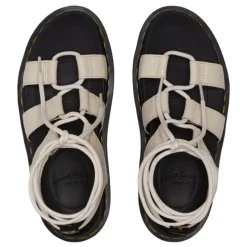 Discount Sandały Dr. Martens NARTILLA Parchment Beige Milled Nappa 30764292 Damskie Sandały